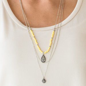 Mild Wild - Yellow Necklace